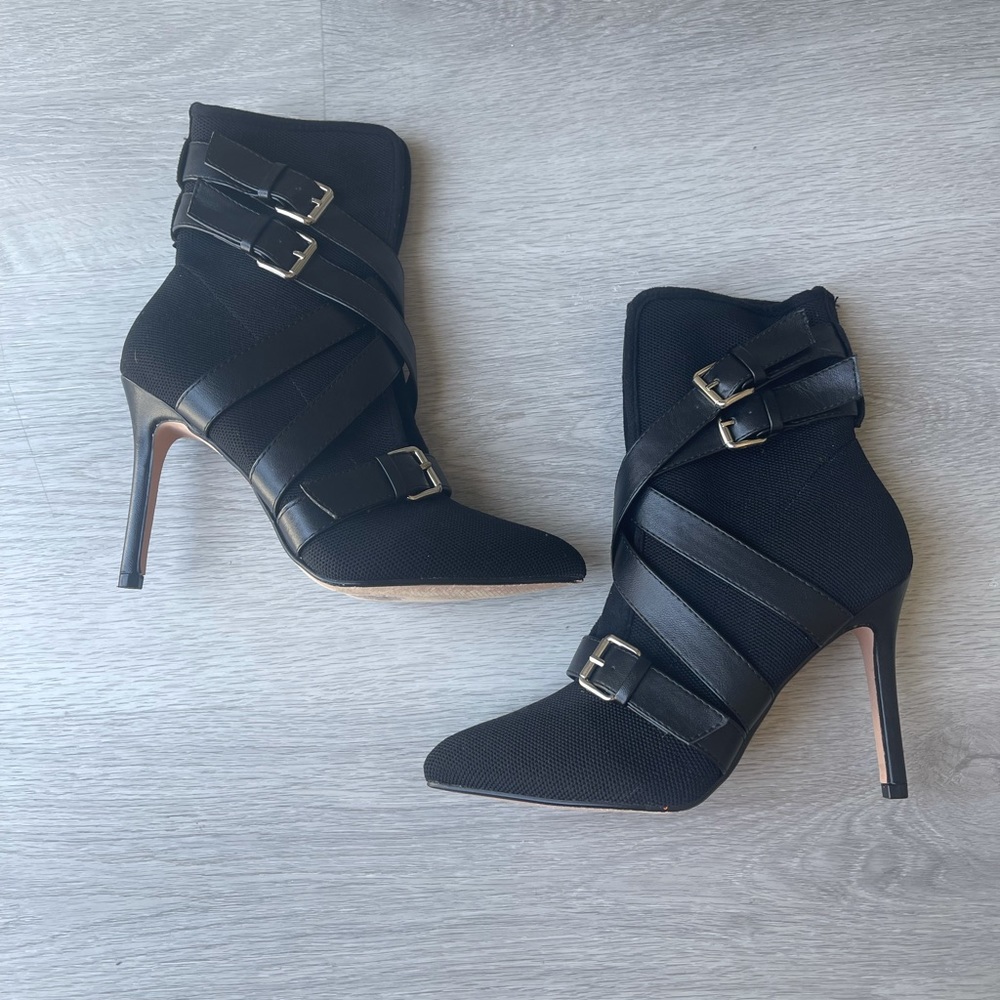 Buckle Heel Booties